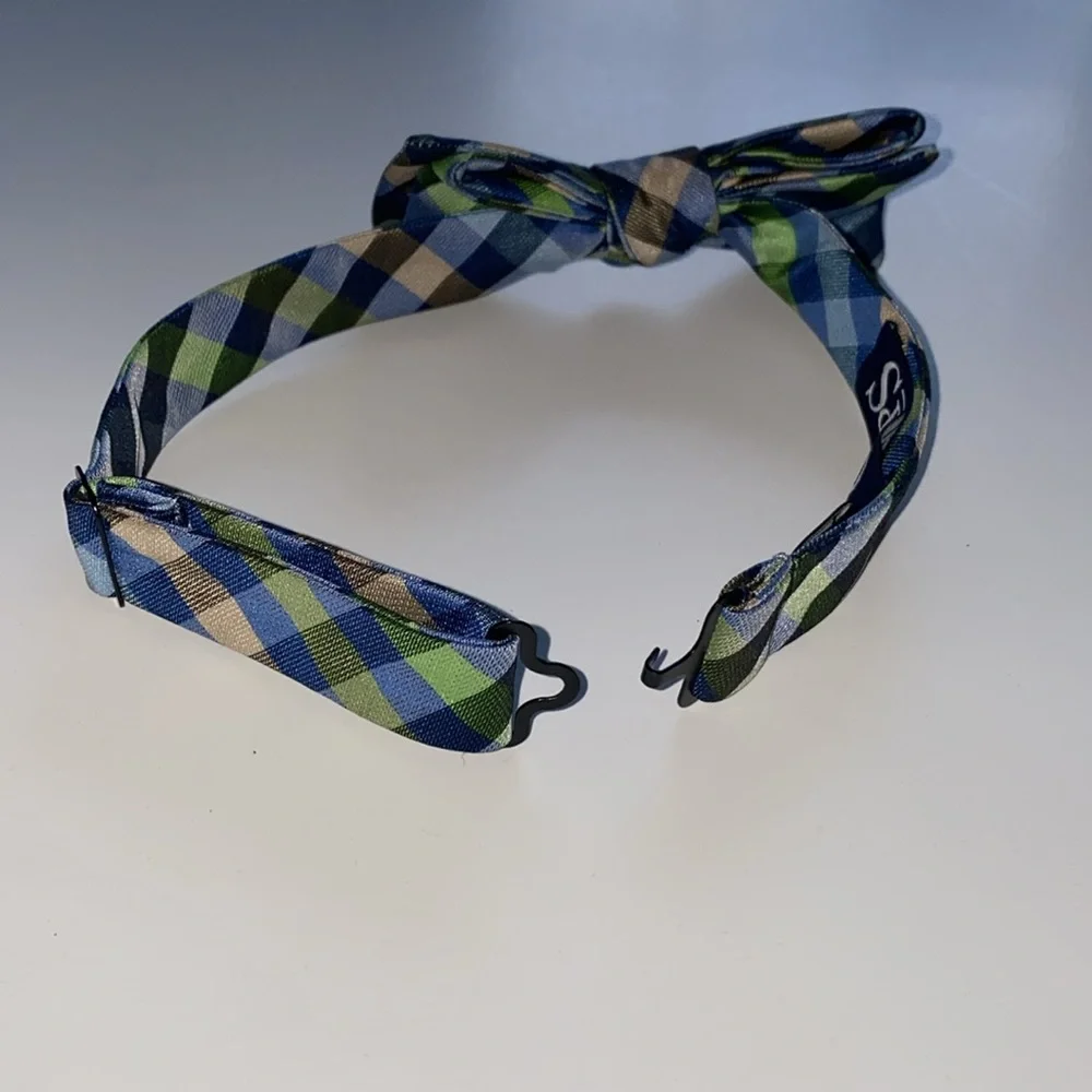 Bow Tie Plaid Preppy Chaps Adjustable